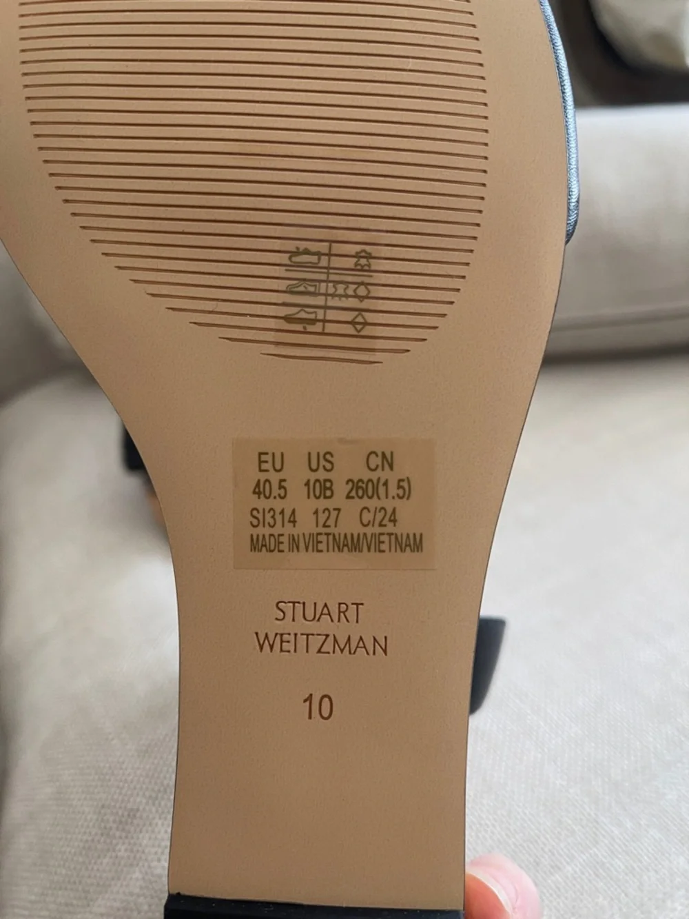 Stuart Weitzman crafted from